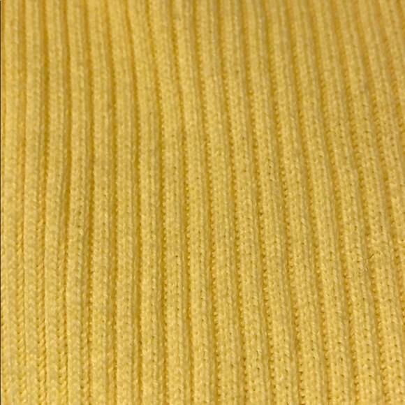Twinset 2 Piece Sweater set ribbed Yellow cotton The Limited S Vintage 90’s - Picture 5 of 8